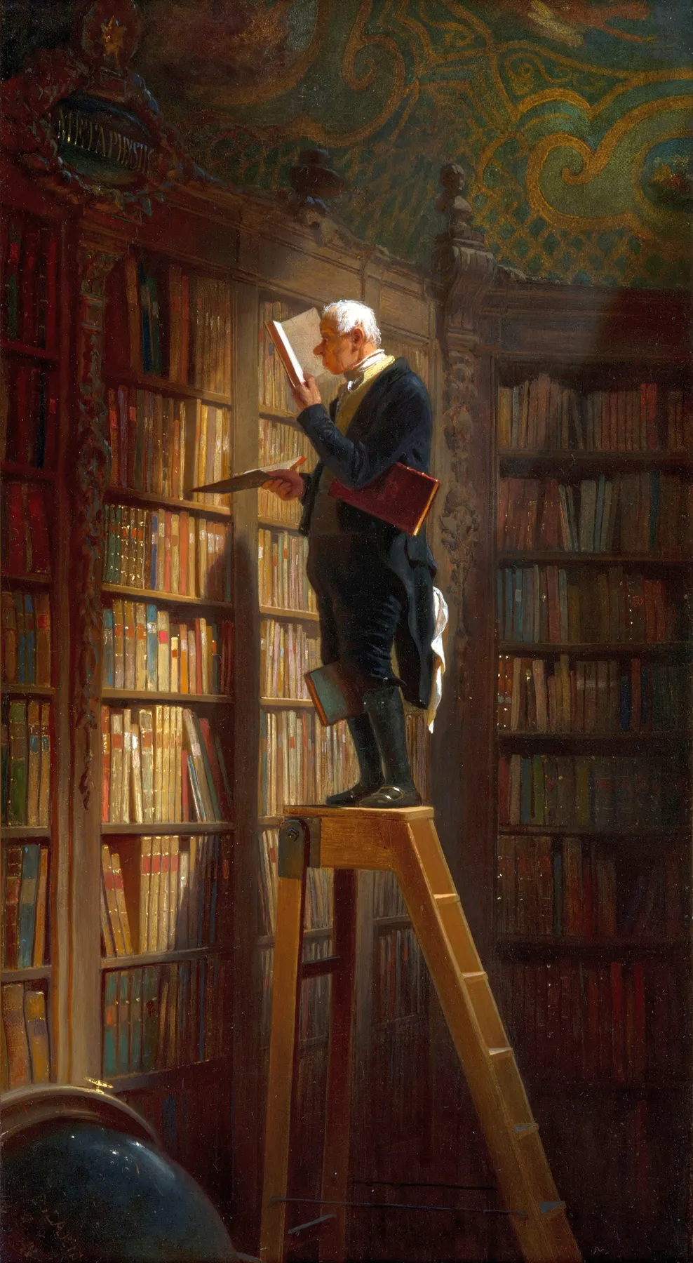 Vintage library