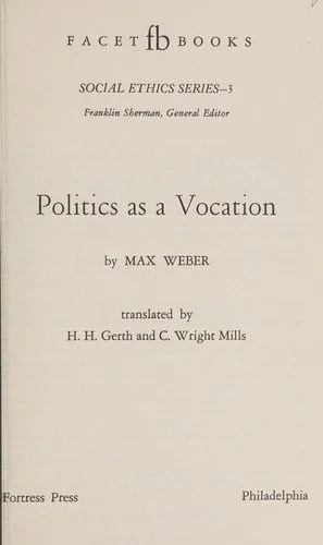 Politics as a Vocation